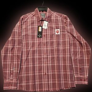 Antigua Men's Indiana Hoosiers Dress Shirt size medium